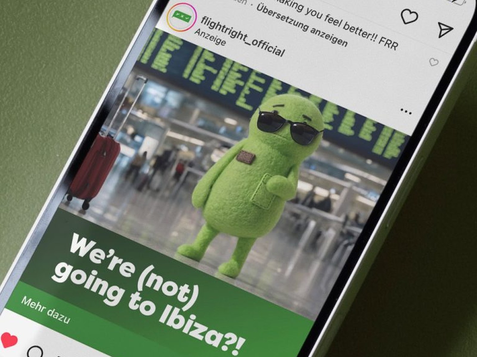 Tiny Passenger, das mit einem trainierten Modell reproduzierbare Maskottchen von Flightright